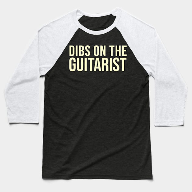 Guitarist girlfriend support . Perfect present for mother dad friend him or her Baseball T-Shirt by SerenityByAlex